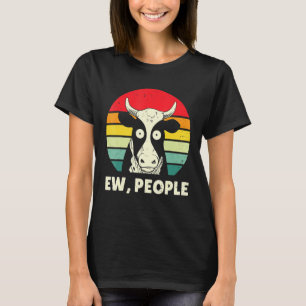 Camiseta Pessoas Eu Gado Sarcástico Vacas Fazendeiro Sarcás