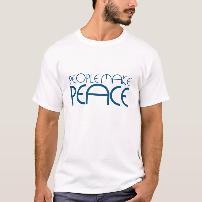 Camiseta Pessoas fazem paz (Frente)