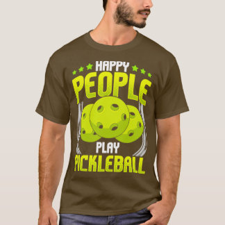 Camiseta Pessoas Felizes Jogam Pickleball