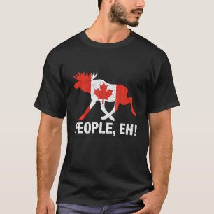 Camiseta Pessoas! Funny Canada Moose Maple Leaf Canada