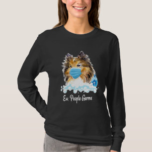 Camiseta Pessoas Gêrmens Shetland Sheepdog Collie Filhote C
