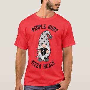 Camiseta Pessoas Hurt Pizza Curva Antivalentines Day Gnomo