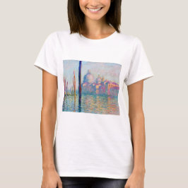Camiseta Pessoas Impressionistas do Monet Le Grand Canal Fa