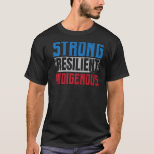 Camiseta Pessoas Indígenas resistentes fortes nativas ameri