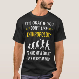 Camiseta Pessoas Inteligentes Antropologia Antropólogo
