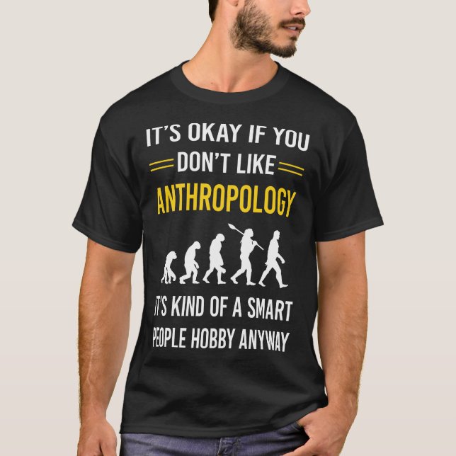 Camiseta Pessoas Inteligentes Antropologia Antropólogo (Frente)
