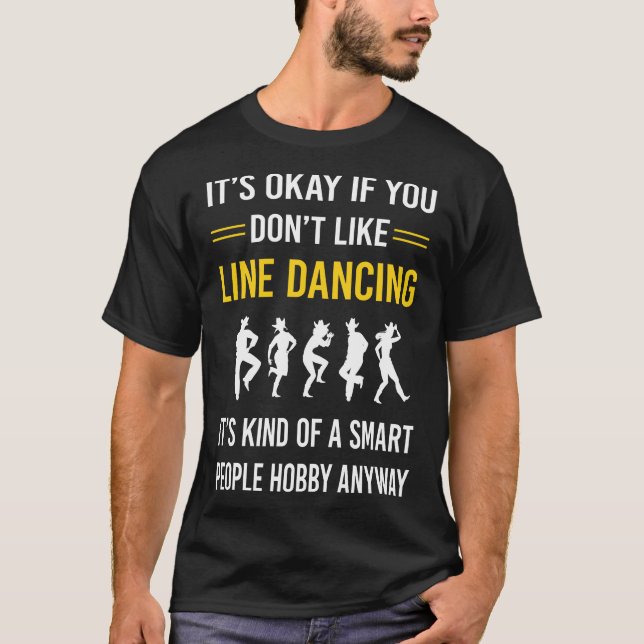 Camiseta Pessoas Inteligentes Dança de Dançarinos de Line D (Frente)