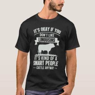 Camiseta Pessoas Inteligentes Fazendeiro de Gado Raça de Va