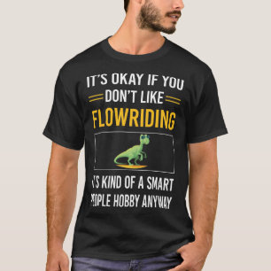 Camiseta Pessoas Inteligentes Flowriding Flowboarding