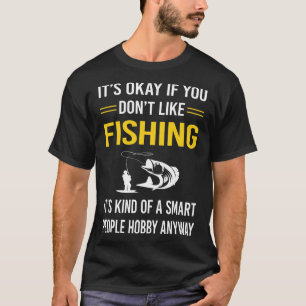 Camiseta Pessoas Inteligentes Pescando