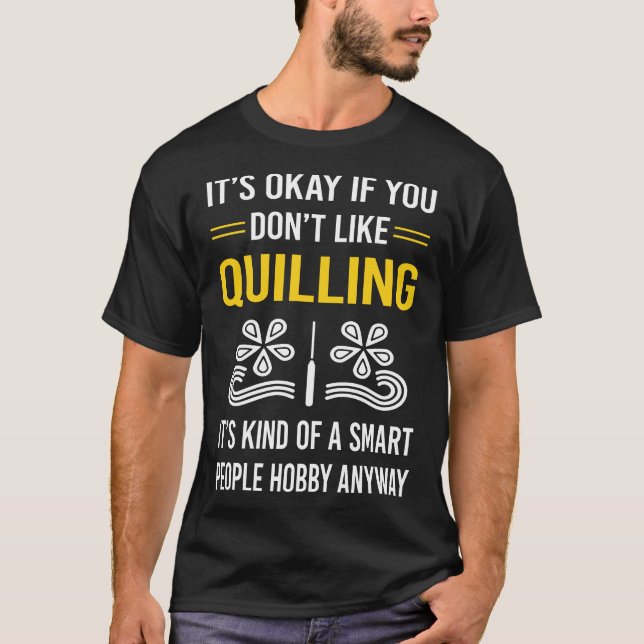 Camiseta Pessoas Inteligentes Quilling (Frente)
