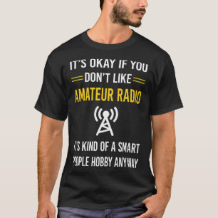 Camiseta Pessoas Inteligentes Rádio Amador Rádio Amador