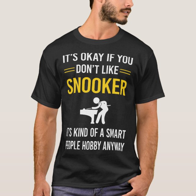 Camiseta Pessoas Inteligentes Snooker (Frente)