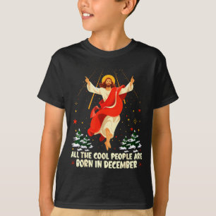 Camiseta Pessoas Legais Nascem Em Dezembro Natal Cristão