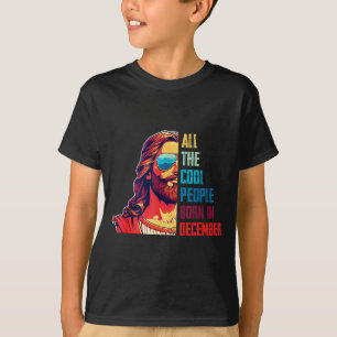 Camiseta Pessoas Legais Nasceram Em Dezembro Cristão Natal
