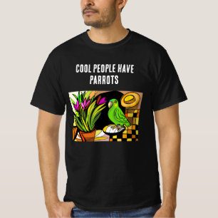 Camiseta Pessoas Legais Têm Papagaios