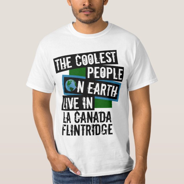 Camiseta Pessoas mais frias da Terra em La Canada Flintridg (Frente)