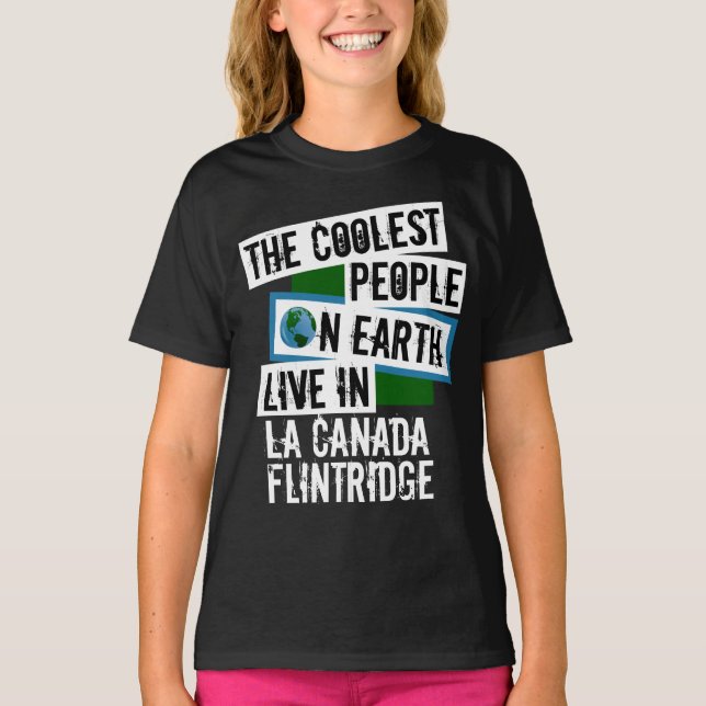 Camiseta Pessoas mais frias da Terra em La Canada Flintridg (Frente)