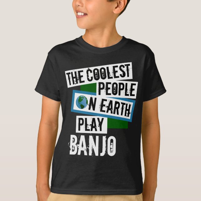 Camiseta Pessoas mais legais do planeta Tocam Banjo (Frente)
