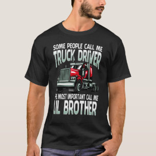 Camiseta Pessoas Me Chame De Driver De Caminhão O Lil Mais