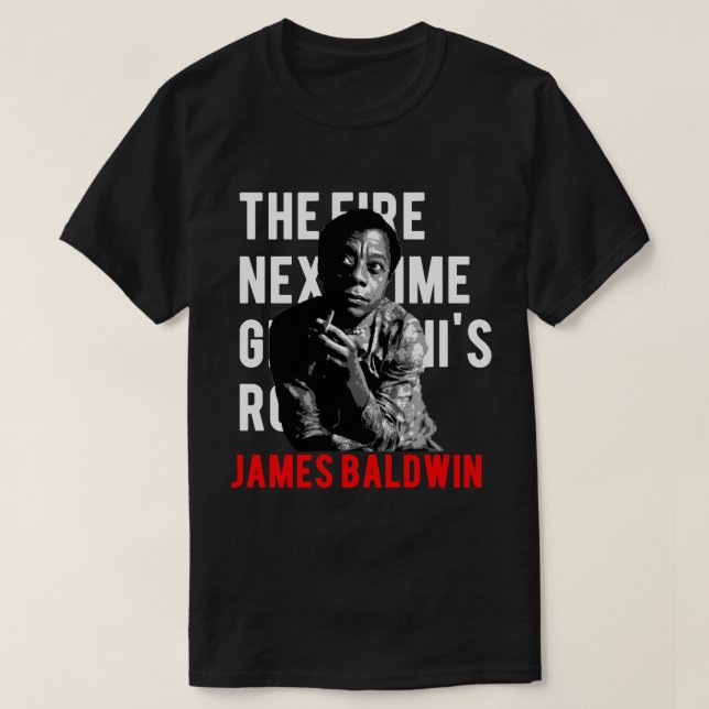 Camiseta Pessoas Me Chame De James Baldwin Gift Para O Nata (Frente do Design)