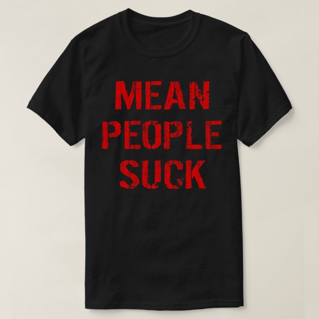 Camiseta Pessoas Médias Suck (Frente do Design)