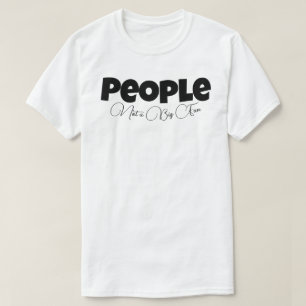 Camiseta Pessoas não é um ventilador grande