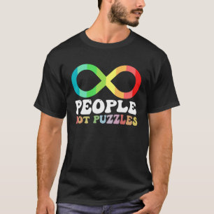 Camiseta Pessoas Não Enigmas Conscientização do Autismo Neu