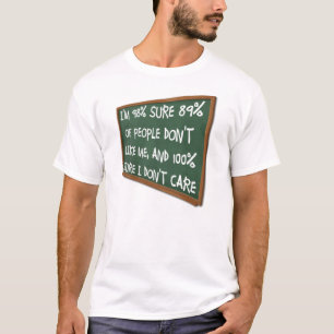 Camiseta Pessoas não gostam de mim Não me importo com cam