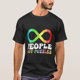 Camiseta Pessoas Não Quebra-cabeça Autismo Sensibilização N