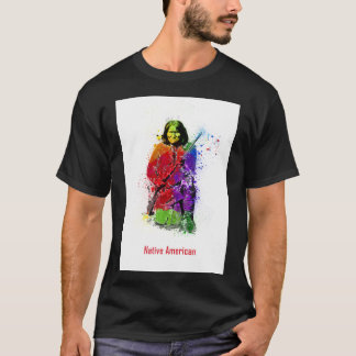 Camiseta Pessoas nativas americanas de ascendência american