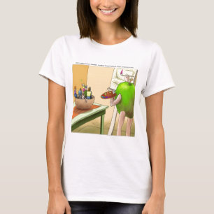 Camiseta Pessoas Natureza-Morta Divertida Cartoon