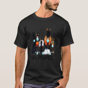 Camiseta Pessoas nojentas amantes de cavalos equitação Faze