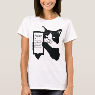Camiseta Pessoas One Star, Gato Engraçado