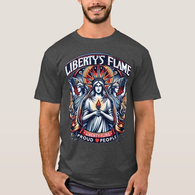 Camiseta Pessoas Orgulhosas da Liberdade (Frente)