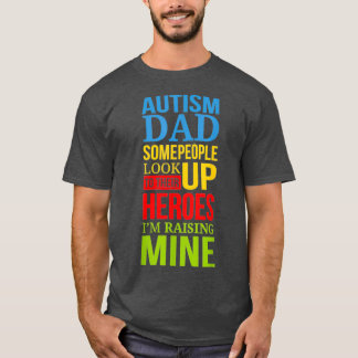 Camiseta Pessoas Pais Autismo Procuram Seus Heroínas Aument