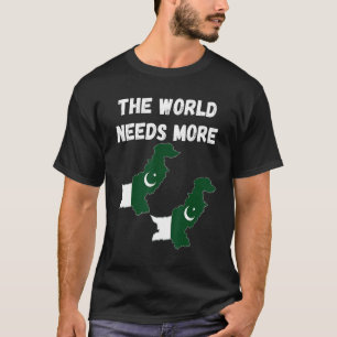 Camiseta Pessoas Paquistaneses E Fãs Do Mundo Precisam De M