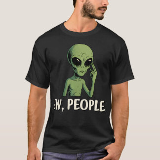 Camiseta Pessoas Repulsivas Humor Alien Introvertido Engraç