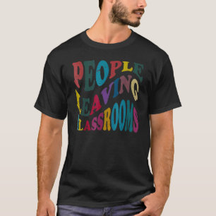 Camiseta Pessoas Saindo das Salas de Aula Plc 2