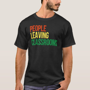 Camiseta Pessoas Saindo das Salas de Aula Plc 5