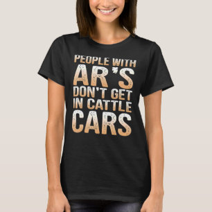 Camiseta Pessoas sarcásticas com ar's não chegam em gado