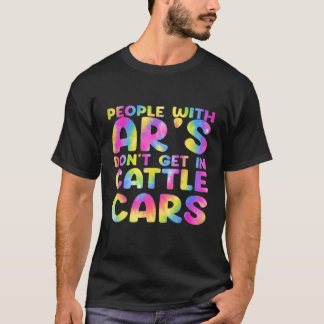 Camiseta Pessoas Sarcásticas Com AR's Não Entram Em Vagão D