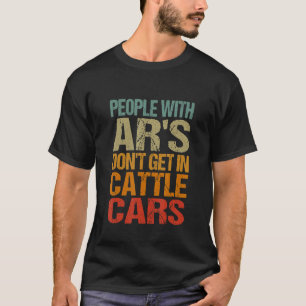 Camiseta Pessoas Sarcásticas Com AR's Não Entram No Vagão D