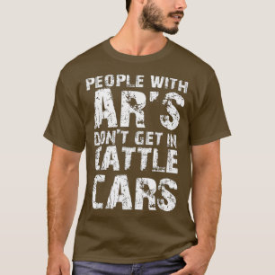 Camiseta Pessoas Sarcásticas Engraçadas com ARs Não Entram