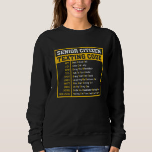 Camiseta Pessoas Velhas Engraçadas Código de SMS p