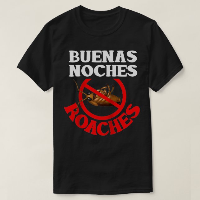 Camiseta Pest Control Shirt Funny Anti Roaches Exterminator (Frente do Design)