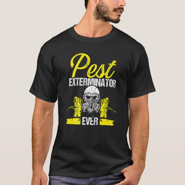 Camiseta Pest Control Technician Extermination Pest Control (Frente)