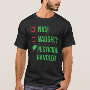 Camiseta Pesticida Handler Funny Pajama Christmas