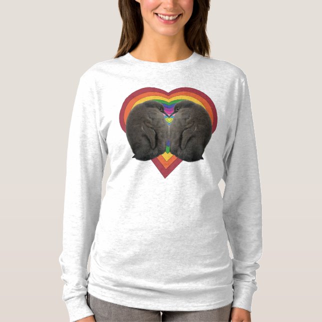 Camiseta Pesto Penguin Love (Frente)