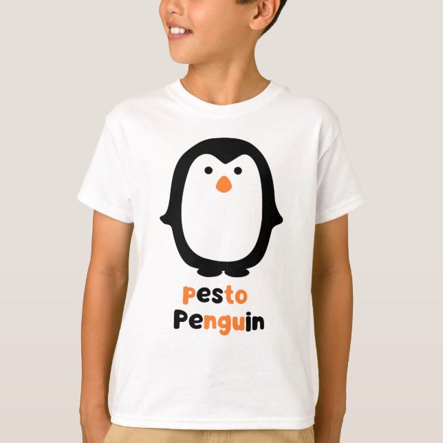 camiseta pesto pinguim (Frente)